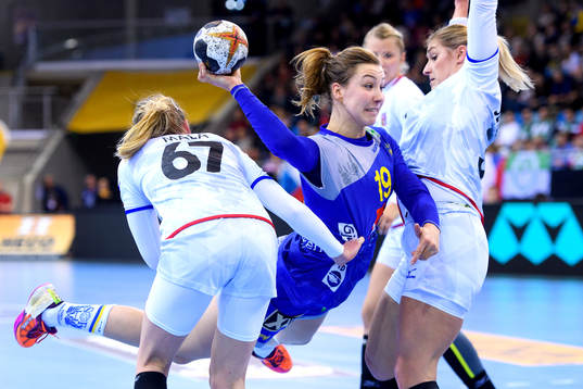 Sveriges Anna Lagerquist i matchen mellan Sverige och