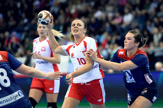 Polens Romana Roszak och Norges Kari Brattset