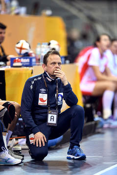 Norges förbundskapten Thorir Hergeirsson
