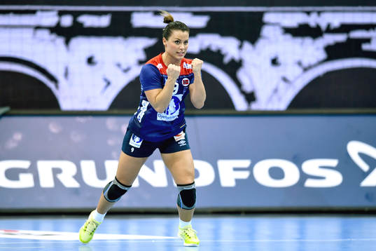Norges Nora Mørk jublar
