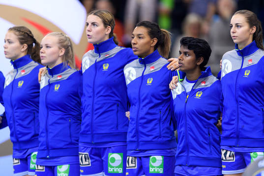 Sveriges Olivia Mellegård, Emma Fernis, Carin Strömberg,