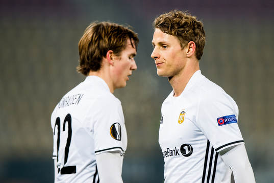 Morten Konradsen and Vegar Eggen Hedenstad of Rosenborg