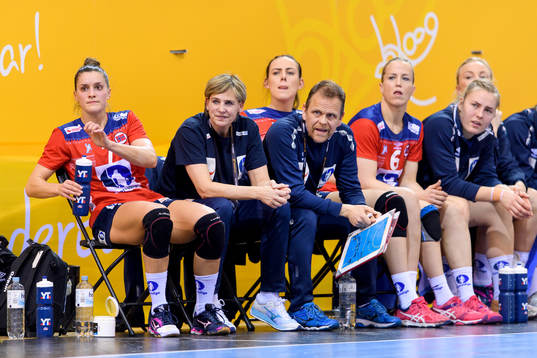 Norges Stina Ruscetta Skogrand, assisterande