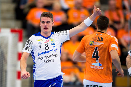 Ystads Hampus Andersson jublar