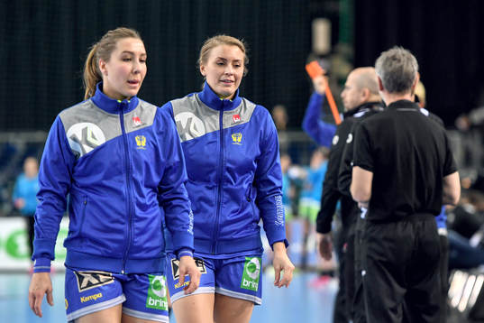 Sveriges Anna Lagerquist och Isabelle Gulldén