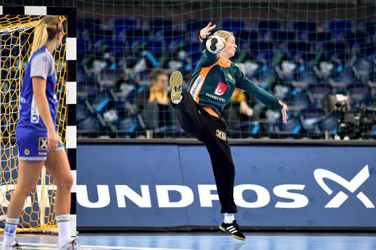 Sveriges målvakt Johanna Bundsen