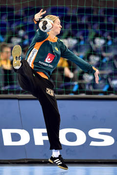 Sveriges målvakt Johanna Bundsen
