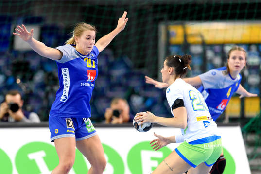 Sveriges Isabelle Gulldén i åttondelsfinalen mellan