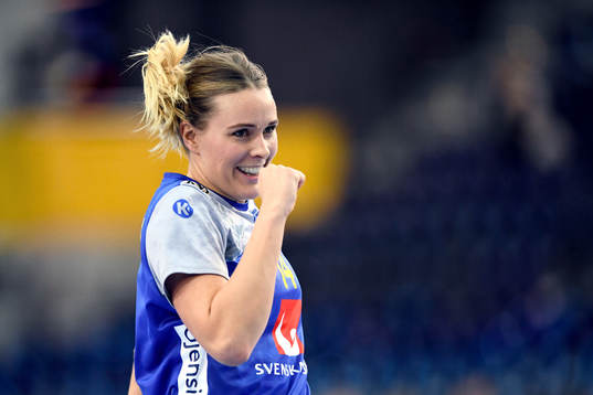 Sveriges Johanna Westberg jublar