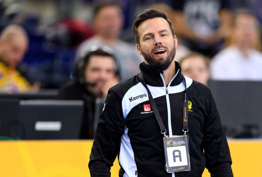 Sveriges förbundskapten Henrik Signell i åttondelsfinalen