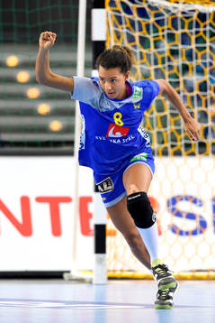 Sveriges Jamina Roberts jublar i åttondelsfinalen mellan