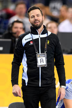 Sveriges förbundskapten Henrik Signell i åttondelsfinalen