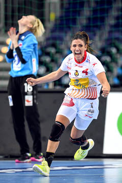 Spaniens Carmen Martin Berenguer jublar