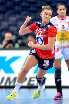 Norges Amanda Kurtovic jublar