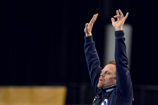 Norges förbundskapten Thorir Hergeirsson