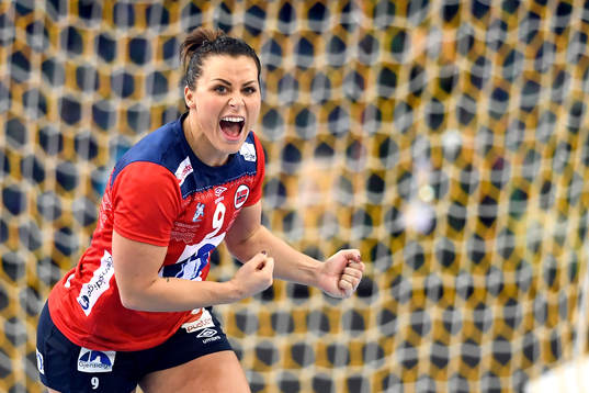 Norges Nora Mørk jublar