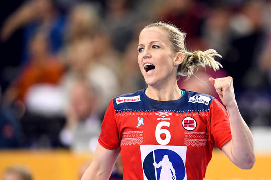 Norges Heidi Løke jublar