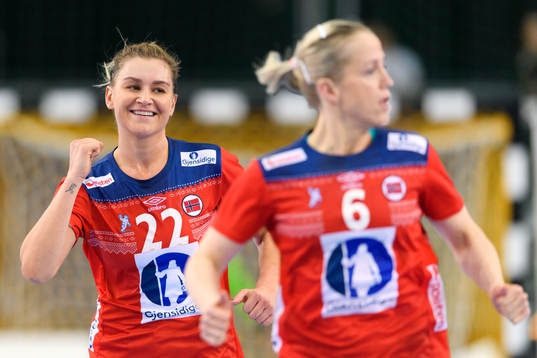Norges Amanda Kurtovic jublar i åttondelsfinalen mellan