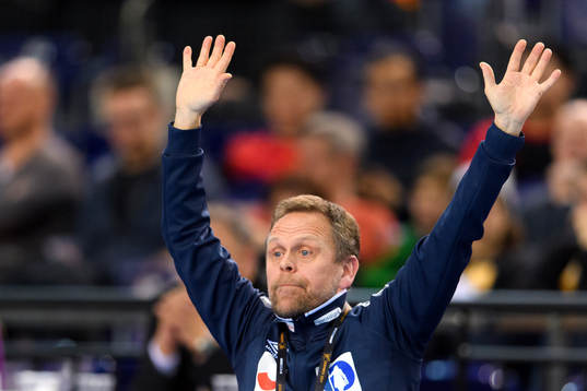 Norges förbundskapten Thorir Hergeirsson i