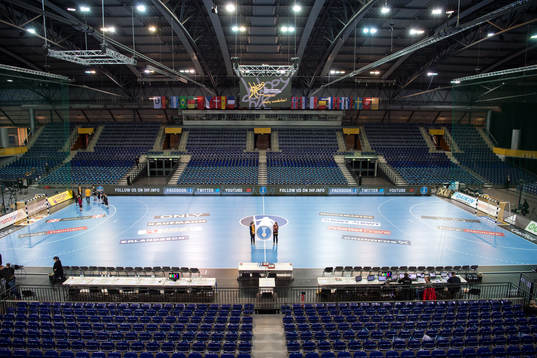 Interiör av Arena Leipzig