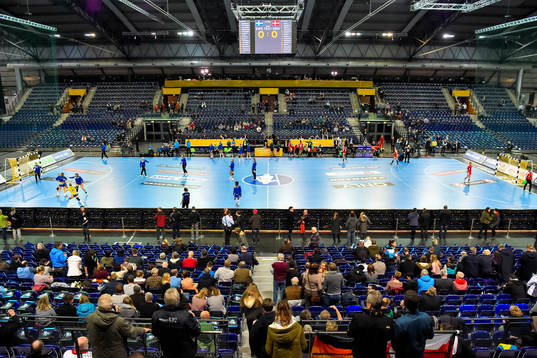Interiör av Arena Leipzig