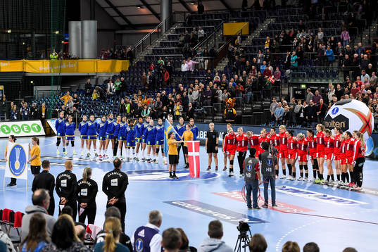 Sveriges och Danmarks lineup