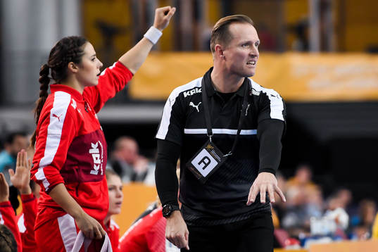 Danmarks förbundskapten Klavs Bruun Jørgensen  i