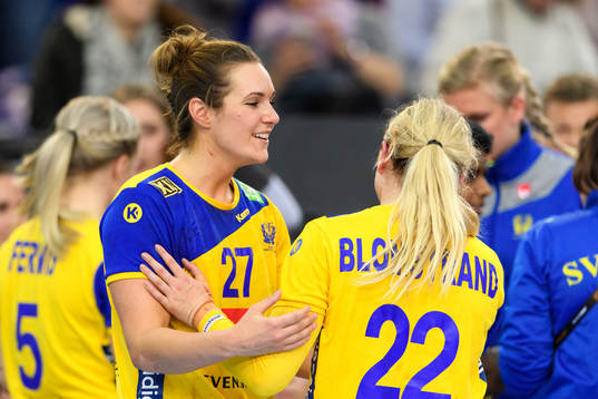 Sveriges Sabina Jacobsen och Hanna Blomstrand