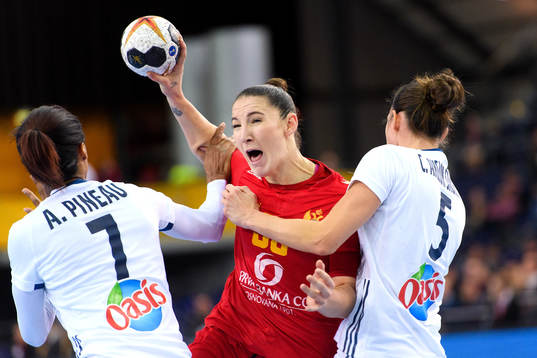 Montenegros Milena Raicevic i kvartsfinalen mellan