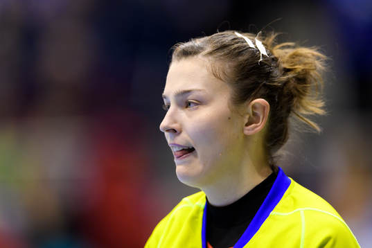 Tjeckiens Lucie Satrapova i kvartsfinalen mellan