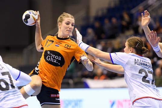 Nederländernas Nycke Groot i kvartsfinalen mellan