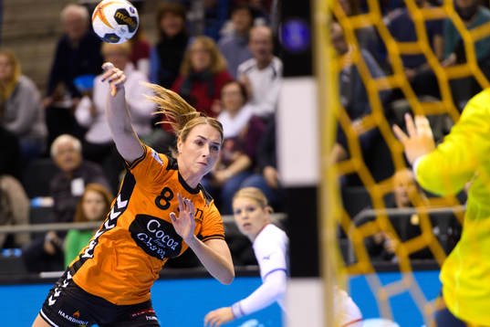 Nederländernas Lois Abbingh i kvartsfinalen mellan
