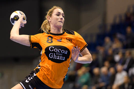 Nederländernas Lois Abbingh i kvartsfinalen mellan