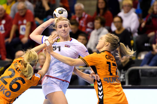 Tjeckiens Marketa Jerabkova i kvartsfinalen mellan