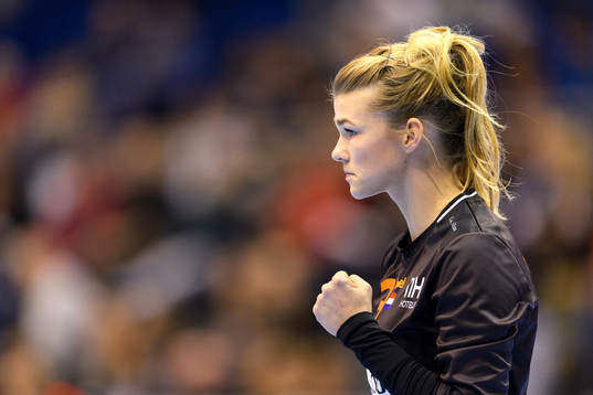 Nederländernas målvakt Tess Wester jublar i kvartsfinalen