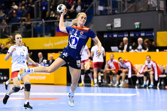 Norges Veronica Egebakken Kristiansen i kvartsfinalen