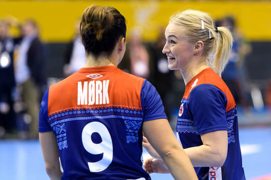 Norges Nora Mørk och Stine Bredal Oftedal
