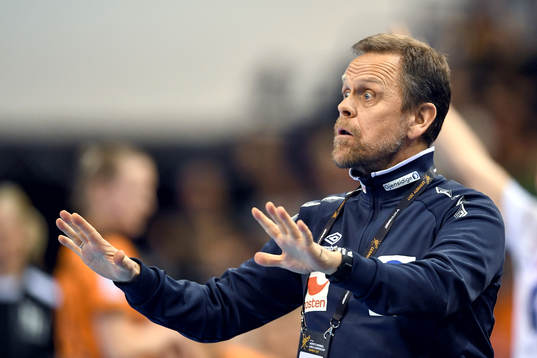 Norges förbundskapten Thorir Hergeirsson