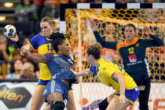 Sveriges Johanna Westberg och Sabina Jacobsen och