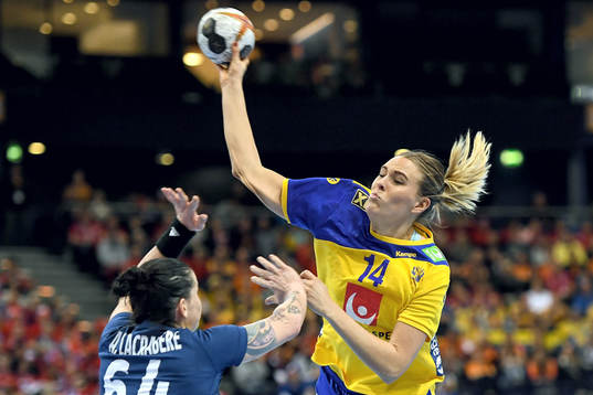 Sveriges Johanna Westberg och Frankrikes Alexandra Lacrabere