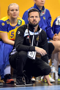 Sveriges förbundskapten Henrik Signell