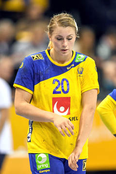 Sveriges Isabelle Gulldén deppar