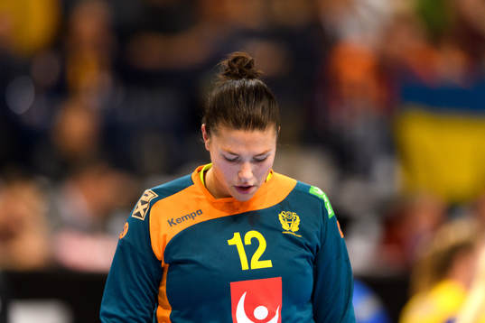 Sveriges målvakt Filippa Idéhn deppar i semifinalen