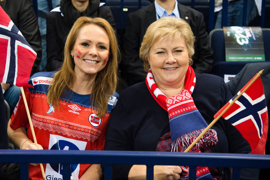 Norges kulturminister Linda Hofstad Helleland och