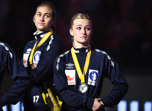Norges Stine Bredal Oftedal deppar