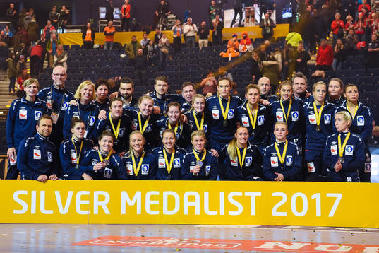 Norges spelare med silvermedaljerna