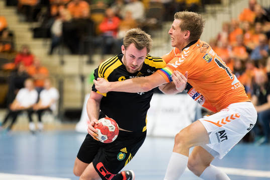Sävehofs Vetle Eck Aga och Kristianstads Olafur Gudmundsson