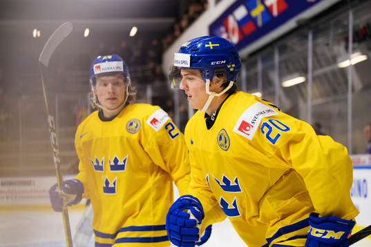Sveriges Oskar Steen och Isac Lundeström
