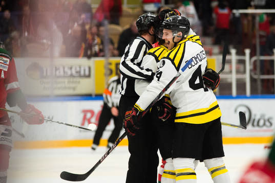 Brynäs Jacob Blomqvist jublar