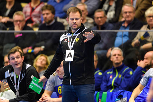 Sveriges förbundskapten Kristján Andrésson